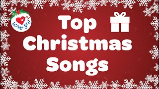 Top Christmas Songs Playlist with Lyrics 30 Minutes [upl. by Tivad]