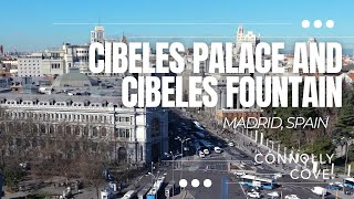 Cibeles Palace and Cibeles Fountain  Madrid  Spain  Things to do in Madrid [upl. by Artaed]