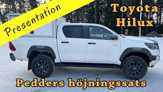 Pedders EziFit Komplett höjningssats 600kg Toyota Hilux 2021 Presentation 2 [upl. by Valenka]