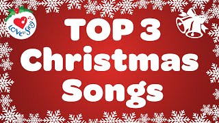 Top 3 Christmas Songs with Lyrics 🎄 Merry Christmas Songs [upl. by Monaco689]