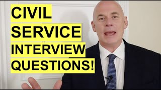 CIVIL SERVICE Interview Questions amp Answers How to PASS a Civil Service Success Profiles Interview [upl. by Nylirret452]