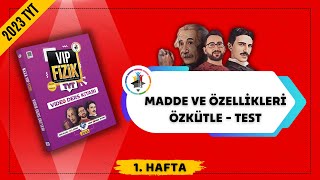 Kütle Özkütle Soru Çözümü  2023 TYT Fizik KAMPI [upl. by Anivlem394]