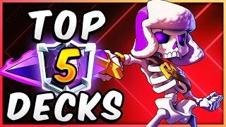 TOP 5 DECKS from the BEST PLAYERS IN THE WORLD 🏆 — Clash Royale June 2024 [upl. by Aetnuahs247]