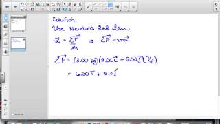 Problem 1 Ch 5 Physics for S amp E Serway and Jewett [upl. by Eerased623]