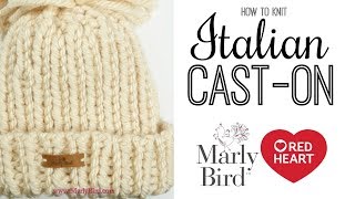 How to Knit Italian Cast On [upl. by Godart]