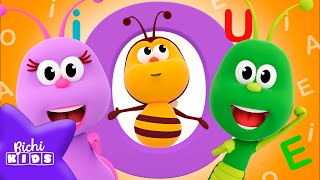 As Vogais 🐞 BICHIKIDS 🐞 MÚSICAS 🎵 PARA CRIANÇAS  Desenho Animado BRASIL [upl. by Waneta]