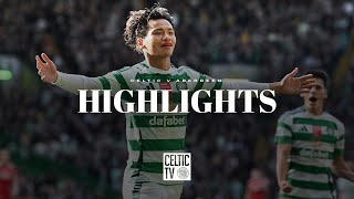 Highlights  Celtic 22 Aberdeen  Celts amp Dons both extend their lead after top of the table clash [upl. by Juster]