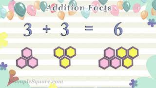 Addition Facts for Single Digit Numbers [upl. by Sharla]