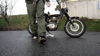 bsa victor with pwk carb [upl. by Epilihp]