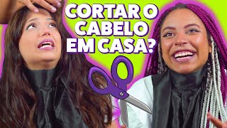 SINCERA NO CABELEIREIRO ✂️ CORTAR CABELO SOZINHA ou NÃO EIS A QUESTÃO 😱 [upl. by Annail]