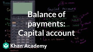 Balance of payments Capital account  Foreign exchange and trade  Macroeconomics  Khan Academy [upl. by Adnuahs]