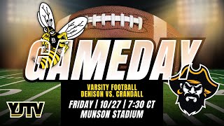 Denison vs Crandall Varsity Football [upl. by Tremml]