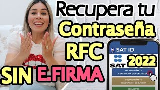 ⚠️Cómo RECUPERAR mi CONTRASEÑA del SAT Tutorial PASO A PASO SIN E FIRMA CON TU CORREO ELECTRONICO [upl. by Webb47]