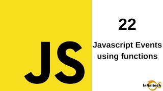 Javascript Tutorial in Hindi  22 Javascript Events using functions [upl. by Joe515]