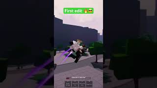 This is my first edit ever please be nice 💯🔥  The Strongest Battlegrounds  roblox shorts [upl. by Jarl]