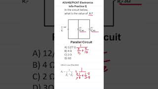 Total Resistance ASVABPiCAT Electronics Info Practice Test Question acetheasvab grammarhero [upl. by Dniren285]