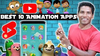 Best 10 Mobile Apps For Animation\Cartoon Video  How To Make Cartoon Video With Mobile [upl. by Follansbee]