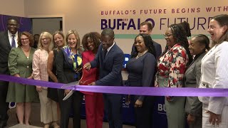 Buffalo Futures cuts ribbon on goal to help disconnected 1624yearolds find permanent careers [upl. by Porett193]