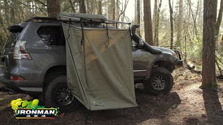 Ironman 4x4 Instant Ensuite Shower Tent [upl. by Ellevehs264]