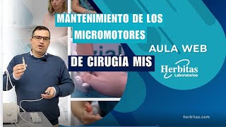 Aula web Podología Mantenimiento de los micromotores de cirugía MIS [upl. by Imailiv]