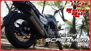 SCREAMER 250  Vento  Prueba de Manejo  Test Drive  Warrior En Moto  230 [upl. by Onairpic]