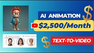 How to create animated video for freeAnimated video maker d id AI transform Text into Video [upl. by Needan]