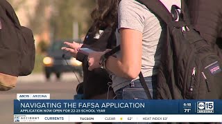 Navigating the FAFSA application [upl. by Goldin]