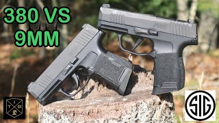 Sig P365 380 vs 9MM [upl. by Faustina490]