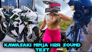 kawasaki ninja h2r🥶🤯😵‍💫☠️sound youtubeshorts ninjah2rsound [upl. by Khorma]