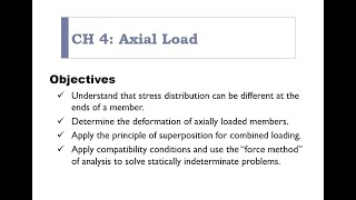 Ch4 Axial Load 1  ARABIC [upl. by Davine262]