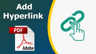 How to add a hyperlink in a PDF document using adobe acrobat pro dc [upl. by Yrad220]