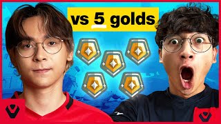 TenZ amp ElevenZ get DOMINATED by 5 Golds [upl. by Oirasor]