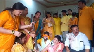 Haldi Ritual of Apoorva [upl. by Yt]