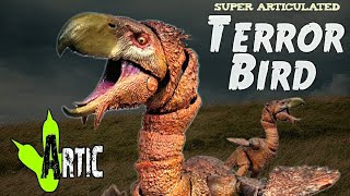 2022 Artic Figures Super Articulated quotTerror Birdquot Kelenken Review [upl. by Oberstone]