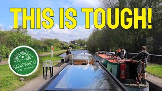 THE WIGAN FLIGHT A Narrowboat Journey up the Countries Toughest Locks Ep215 [upl. by Rehtse]