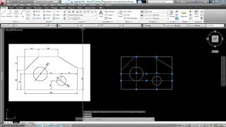 AutoCAD Basic Tutorial Draw polygons and circles Exercise 2 [upl. by Palila]