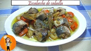 Escabeche de caballa  Receta de Cocina en Familia [upl. by Ettesel]