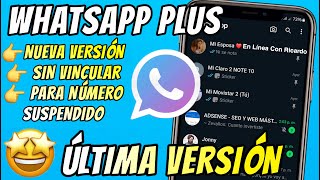 WHATSAPP PLUS Ultima versión ✅ NUEVO ACTIVADOR y Nueva Versión 📱 [upl. by Mayne]