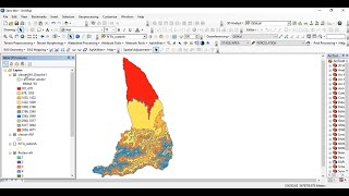 Tutorial N°9  Hypsometric map using ArcGIS  Carte hypsometrique sous Arcgis [upl. by Aylward352]