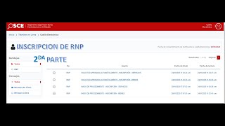 COMO SOLICITAR TU RNP DE INSCRIPCIÓNREINSCRIPCIÓN PARA PROVEEDOR DE BIENES Y SERVICIOS 2° PARTE [upl. by Vanhomrigh459]