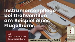 Wie reinige und pflege ich Drehventile  mit Onno Sparenborg  Instrumentenpflege Teil 3 [upl. by Neladgam]