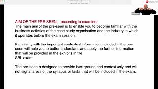 ACCA SBL March 24 student preseen discussion [upl. by Lettie]