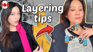 How to layer clothing in the winter and still look good simple layering [upl. by Darcia]