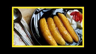 Rapide et Facile  La Recette des Bananes Flambées à lOrange et au Rhum [upl. by Zamir284]