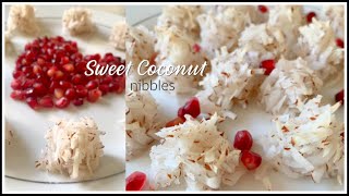 Sweet Flaky Coconut Nibbles  Using Just 2 Ingredients  Kook With Kim [upl. by Robbin]