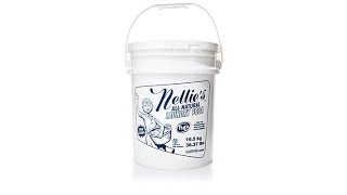 Nellies AllNatural Laundry Soda 1100Load Bucket [upl. by Orsa745]