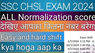 SSC CHSL ka Normalization score kaise dekhe  Normalization mein aap ka kitna score badhega [upl. by Emyam]