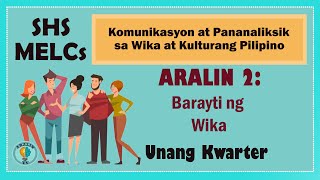 Aralin 2 Barayti ng Wika SHS Grade 11 MELCs Part 2 [upl. by Casteel]