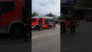 Blaulicht Feuerwehr Gersthofen rückt aus zur ausgelösten BMA feuerwehrgersthofen urgerschthofer [upl. by Reteid489]