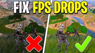 How To Fix Fps Drops amp Stuttering In Fortnite Chapter 5 Season 4 [upl. by Aneerbas]